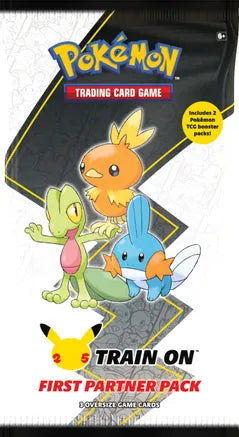 Pokemon Train on - First Partner Pack Hoenn - (2 packs, 3 Oversized Cards)
