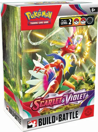 Pokemon Scarlet & Violet - Build & Battle - 4 Packs + 40 card Deck