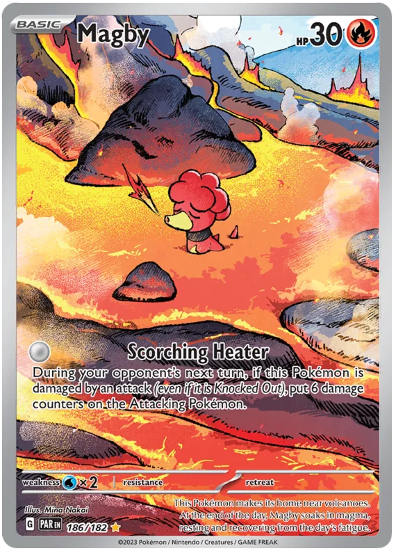Pokemon - SV04 Paradox Rift - Magby - 186/182