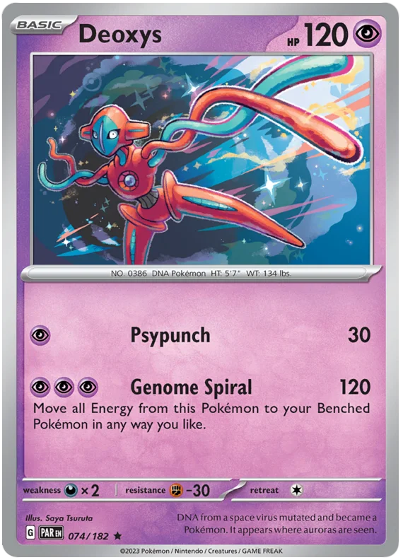 Pokemon - SV04 Paradox Rift - Deoxys - 074/182