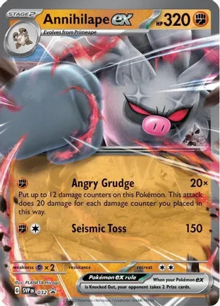 2023 Pokemon Annihilape Ex - Promo - Holo - #032