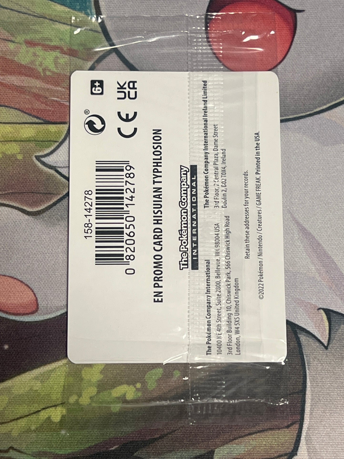 2022 Pokemon Hisuian Typhlosion - Sealed Promo - Holo Rare - #52