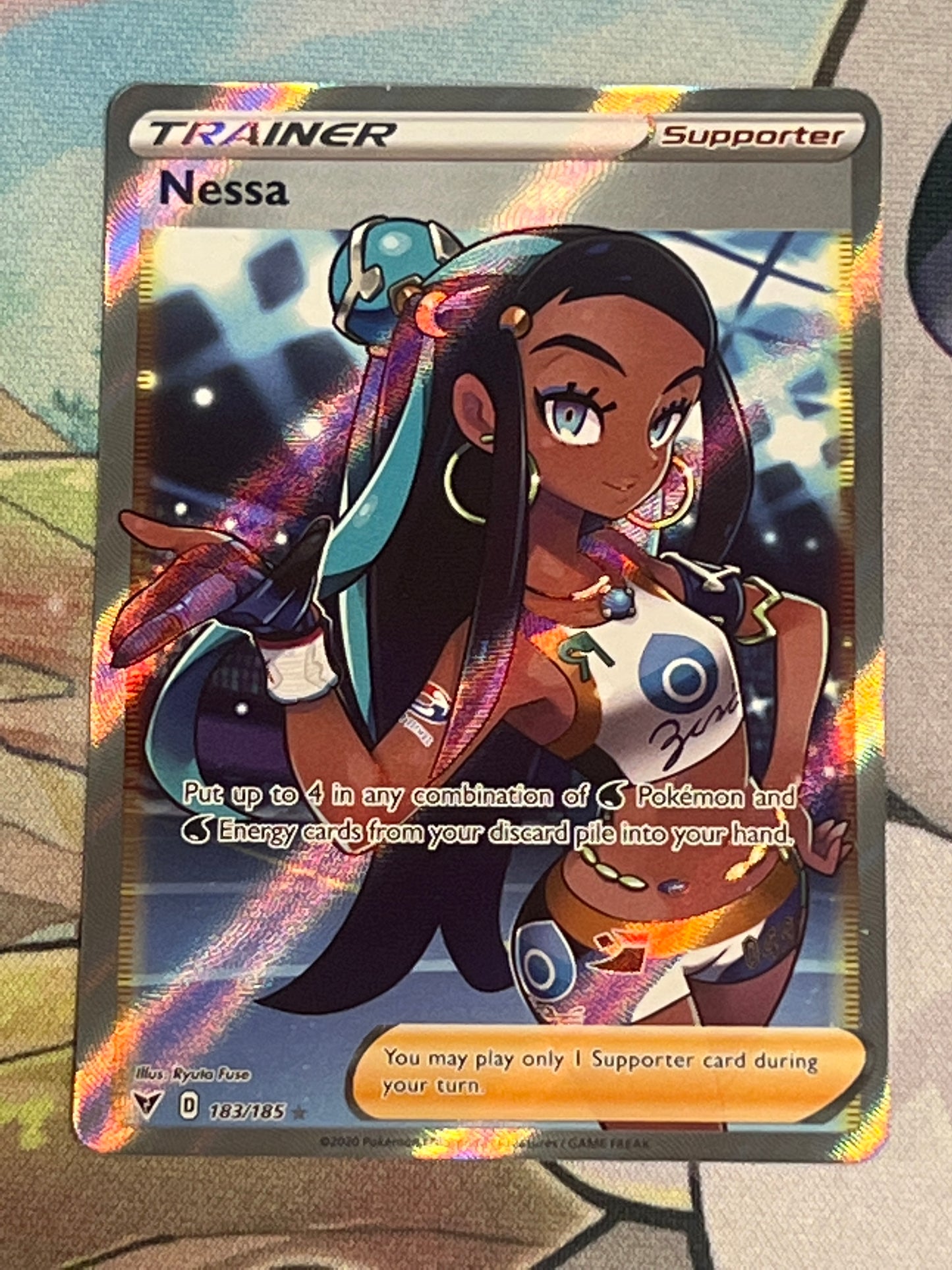 2020 Pokemon Nessa - Trainer - Ultra Rare - #183