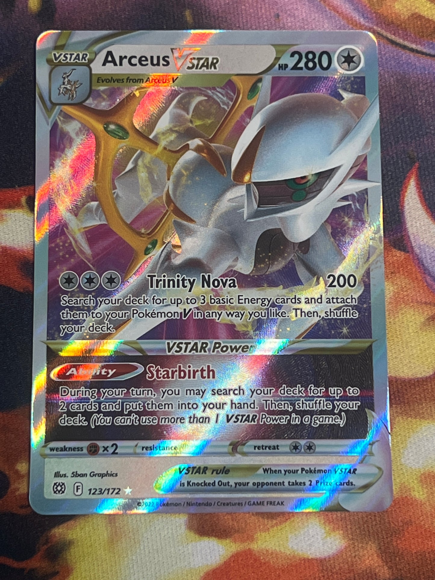 2022 Pokemon Arceus Vstar  - Ultra Rare - #123
