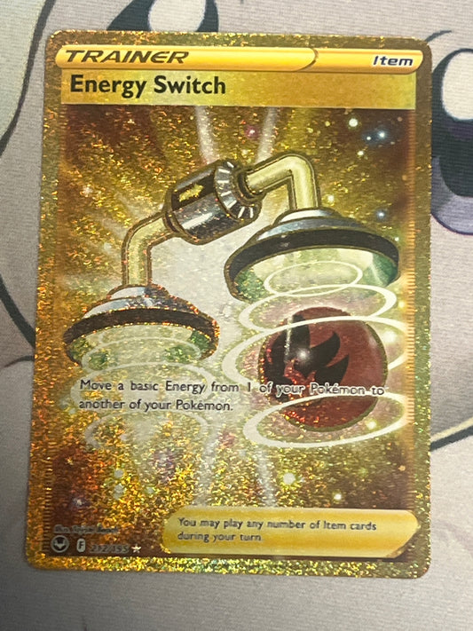 2022 Pokemon - ENERGY SWITCH - Trainer - Secret Rare- #212