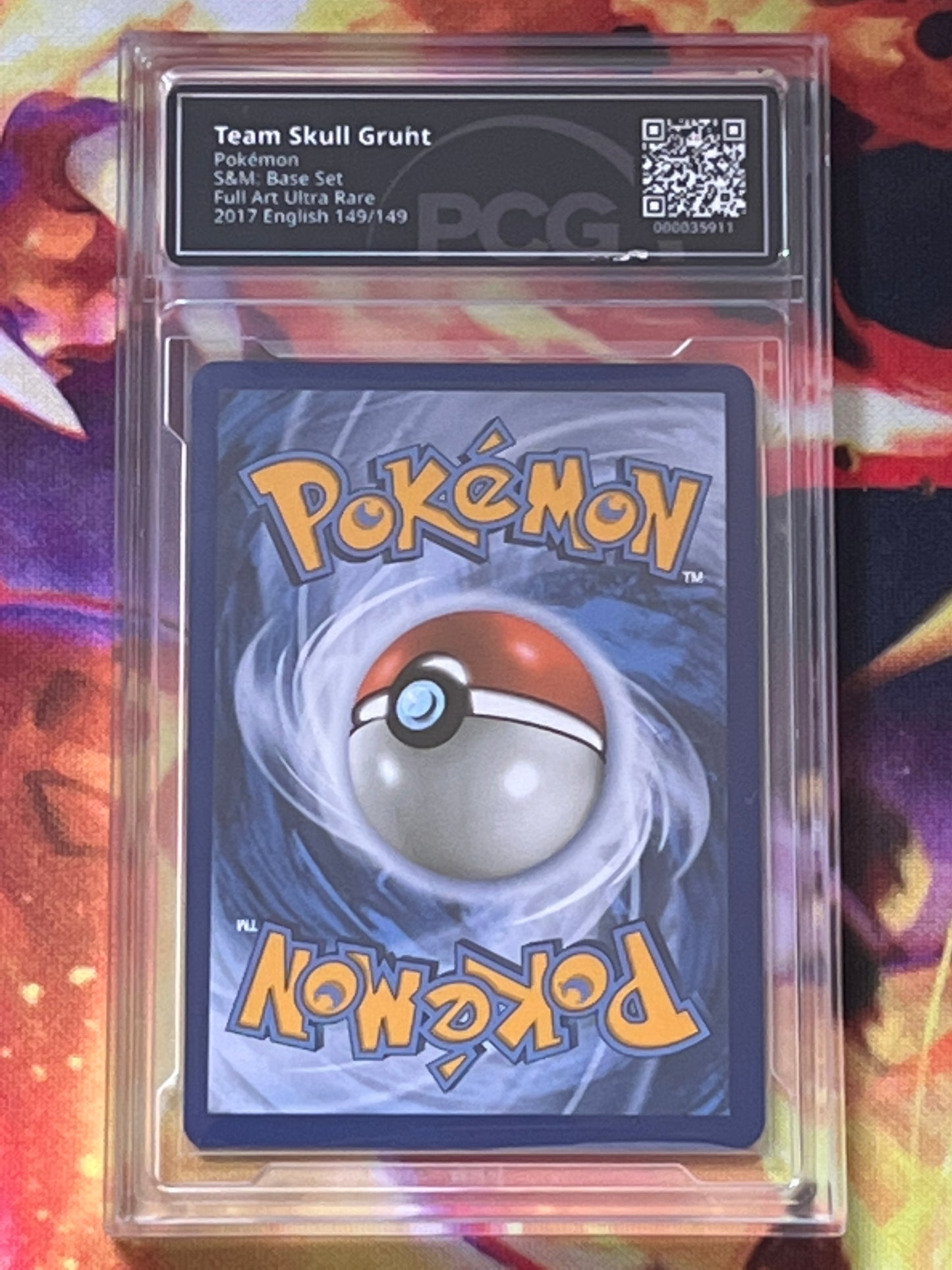 2017 Pokemon Team Skull Grunt - Trainer - Ultra Rare - Graded PCG 9 - #149