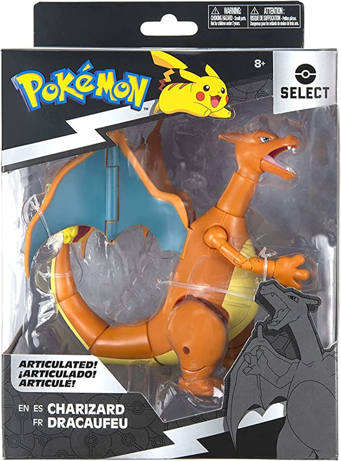 Pokemon Select Articulate Action Figure: Charizard (6-Inch)