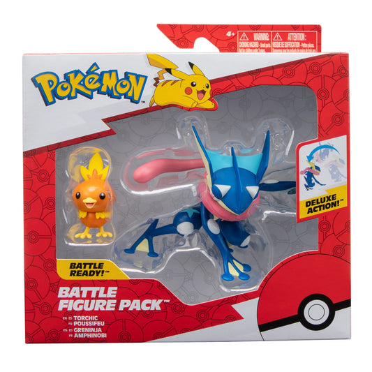 Pokemon Battle Figure Pack - Torchic and Gerninja