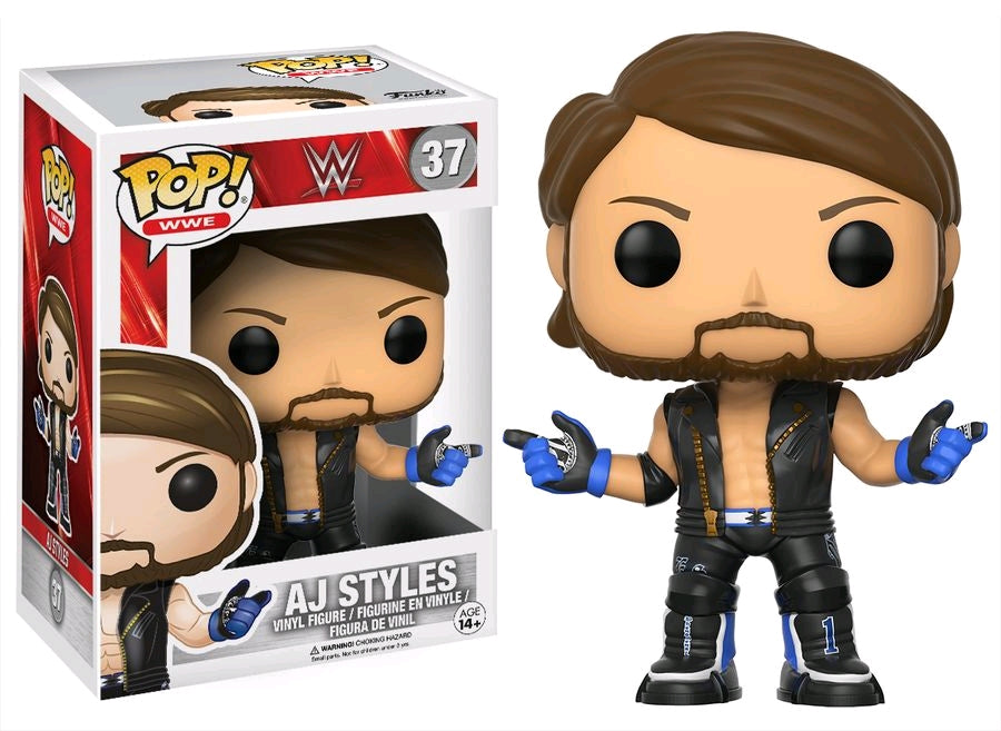 Funko Pop! AJ STYLES - WWE - Vaulted - #37