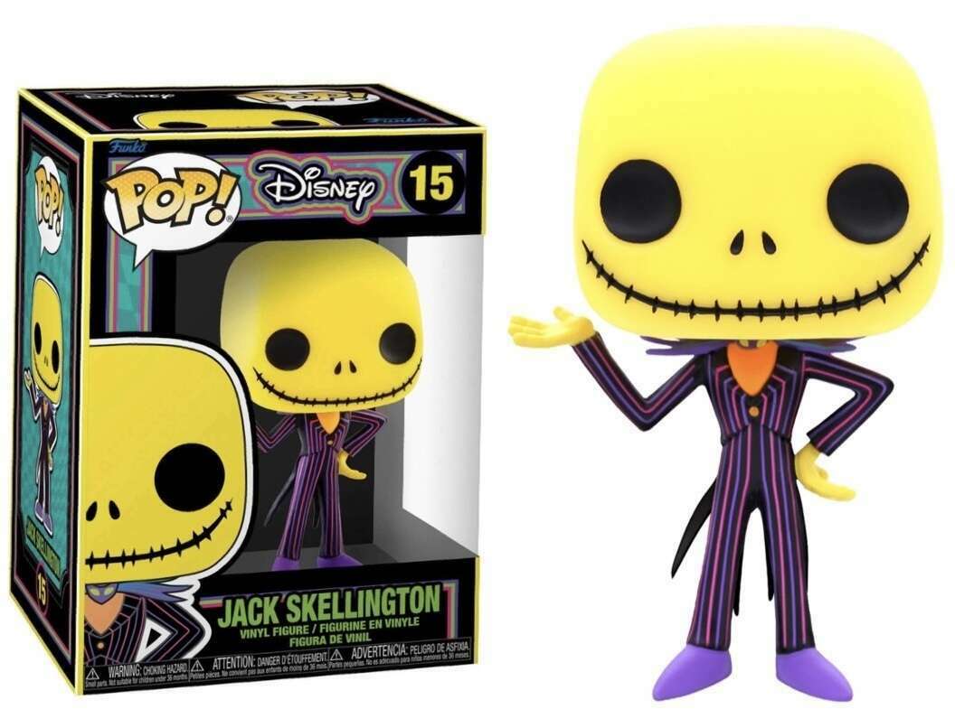 Funko Pop! JACK SKELLINGTON - Nightmare Before Christmas - #15 (Blacklight)