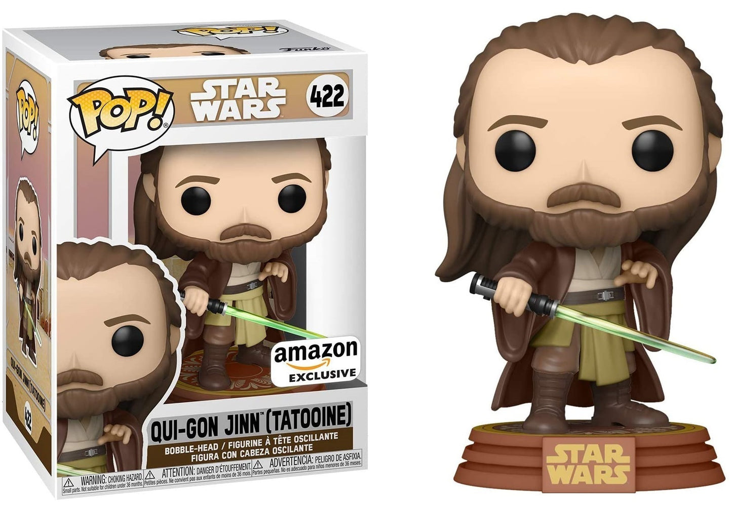 Funko Pop! Qui-Gon Jinn (Tatooine) - Star Wars - #422