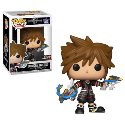 Funko Pop! Sora (Dual Blasters) - Disney - Kingdom Hearts - Vaulted - #492