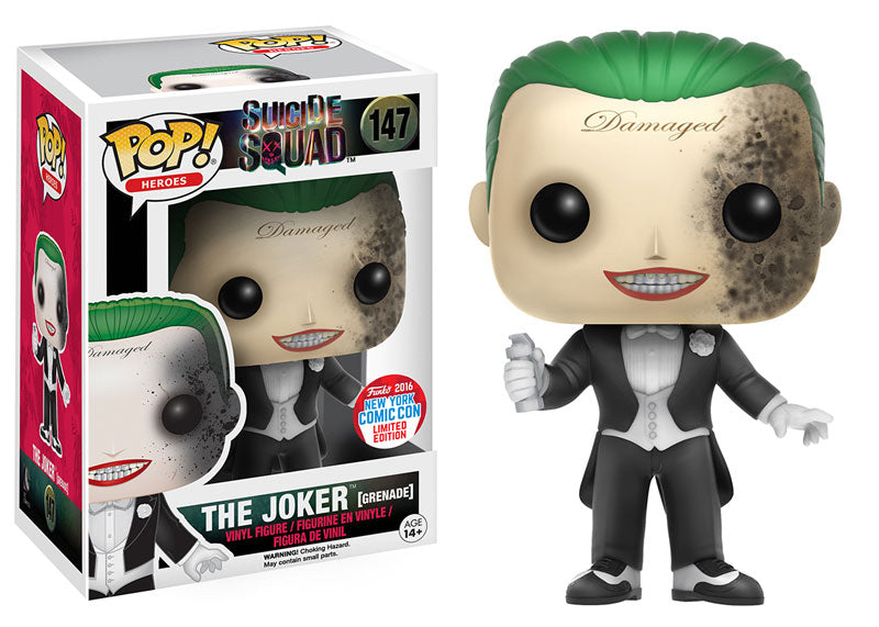 Funko Pop! The Joker (grenade) - Suicide Squad - Vaulted - #147