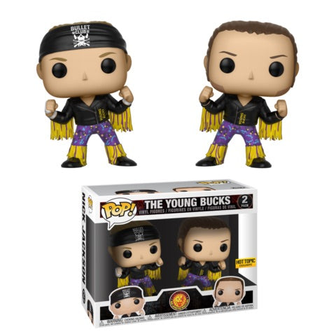 Funko Pop! The Young Bucks - King Of Sports - New Japan Pro Wrestling - Vaulted - 2 Pack