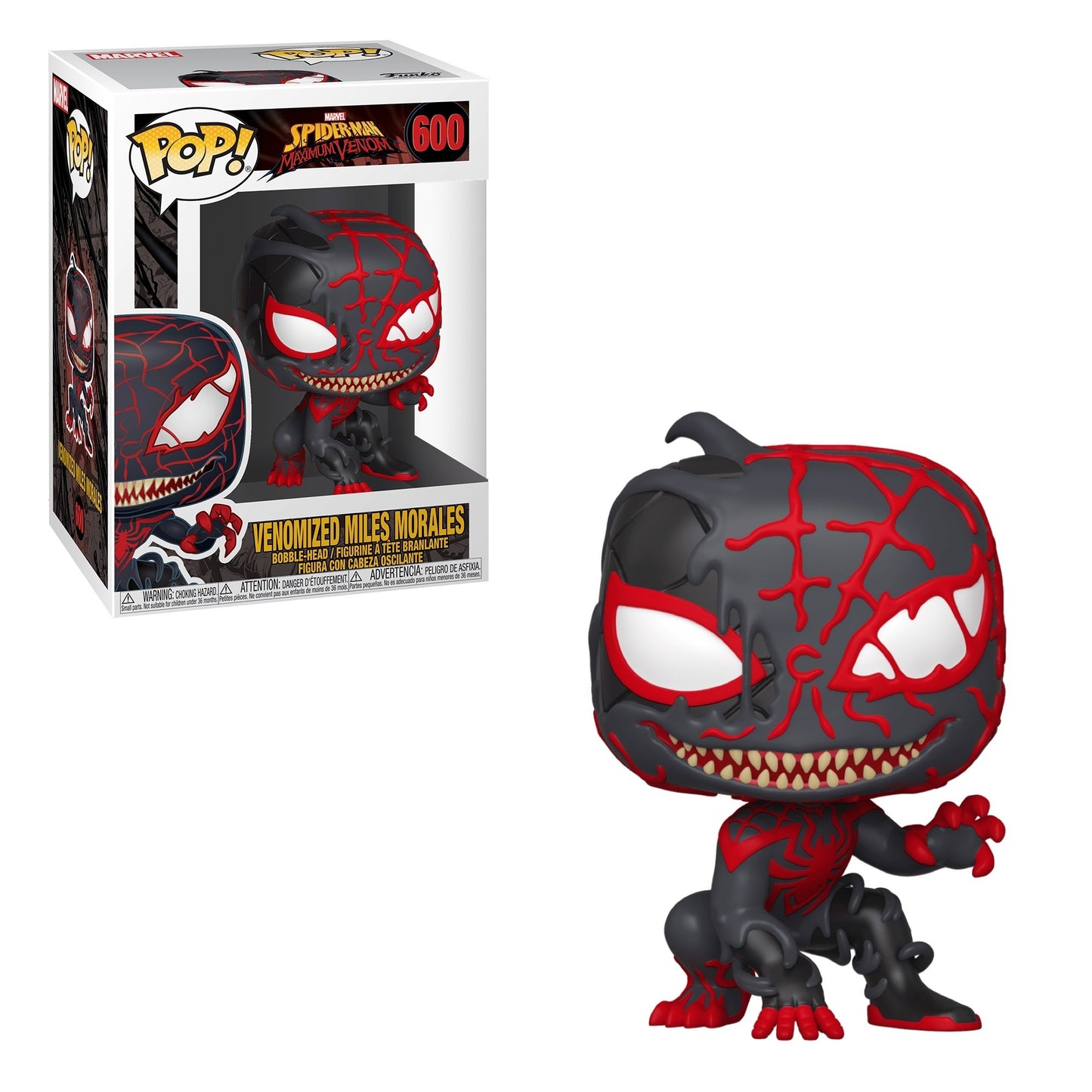Funko Pop! Venomized Miles Morales - Marvel - Spider-Man - Maximum Venom - #600