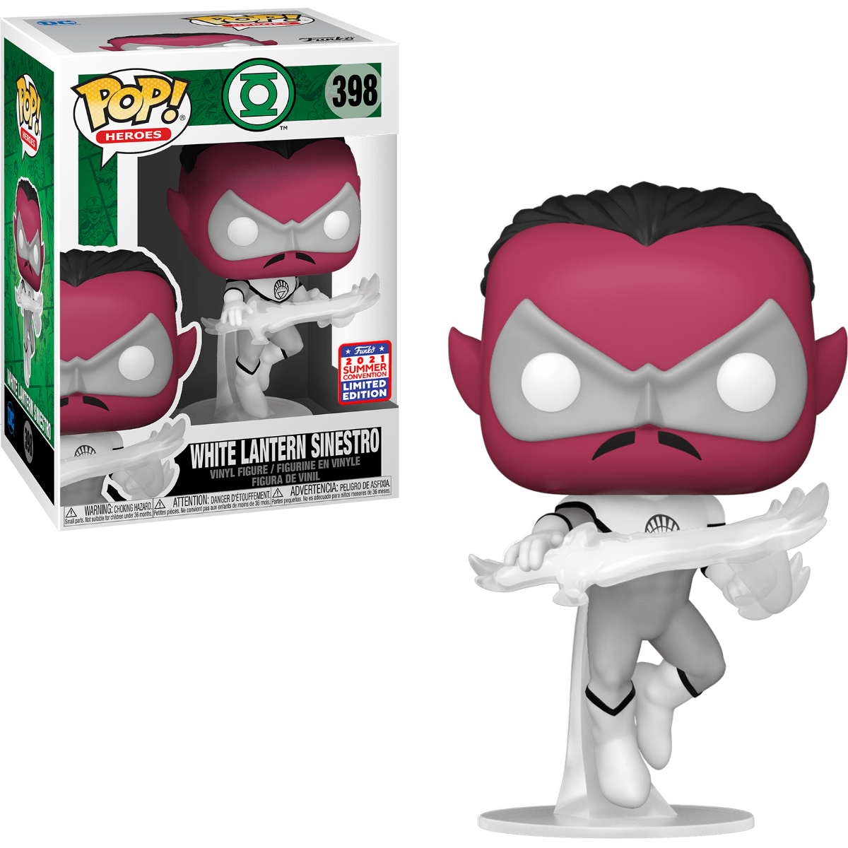 Funko Pops! White Lantern Sinestro - DC Super Heroes - #398