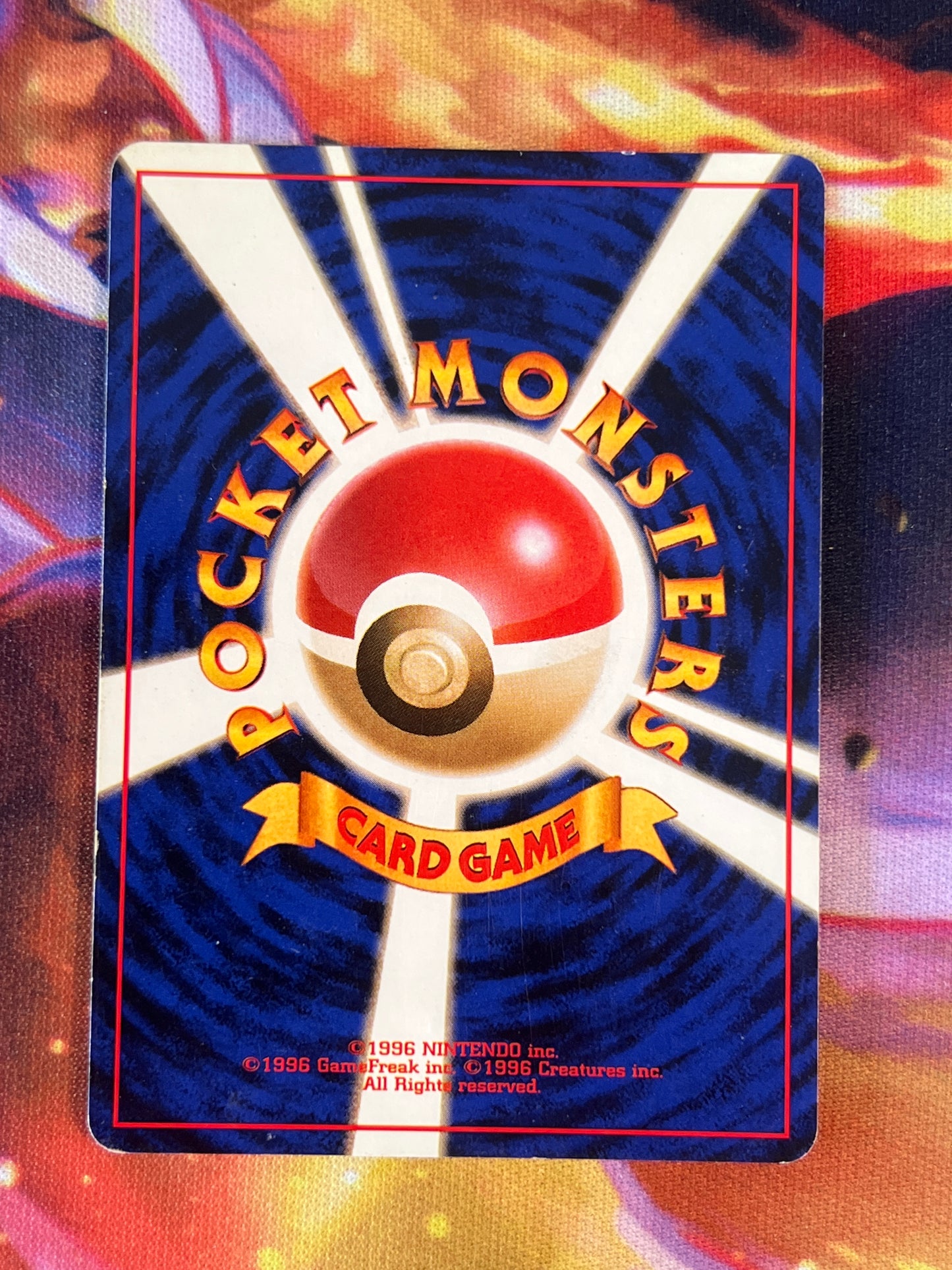 1996 Pokemon Japanese Metal Energy - Holo - Swirl
