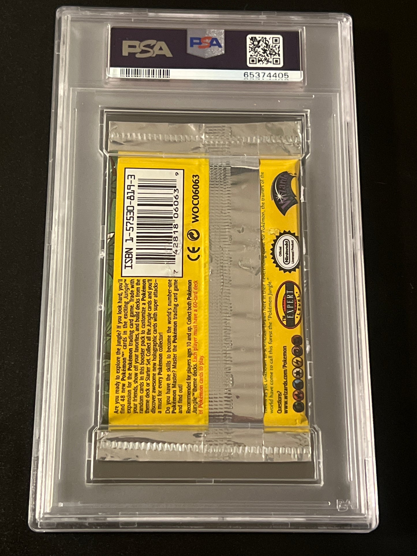 1999 WOTC - POKEMON JUNGLE FOIL PACK - Scyther - PSA 5