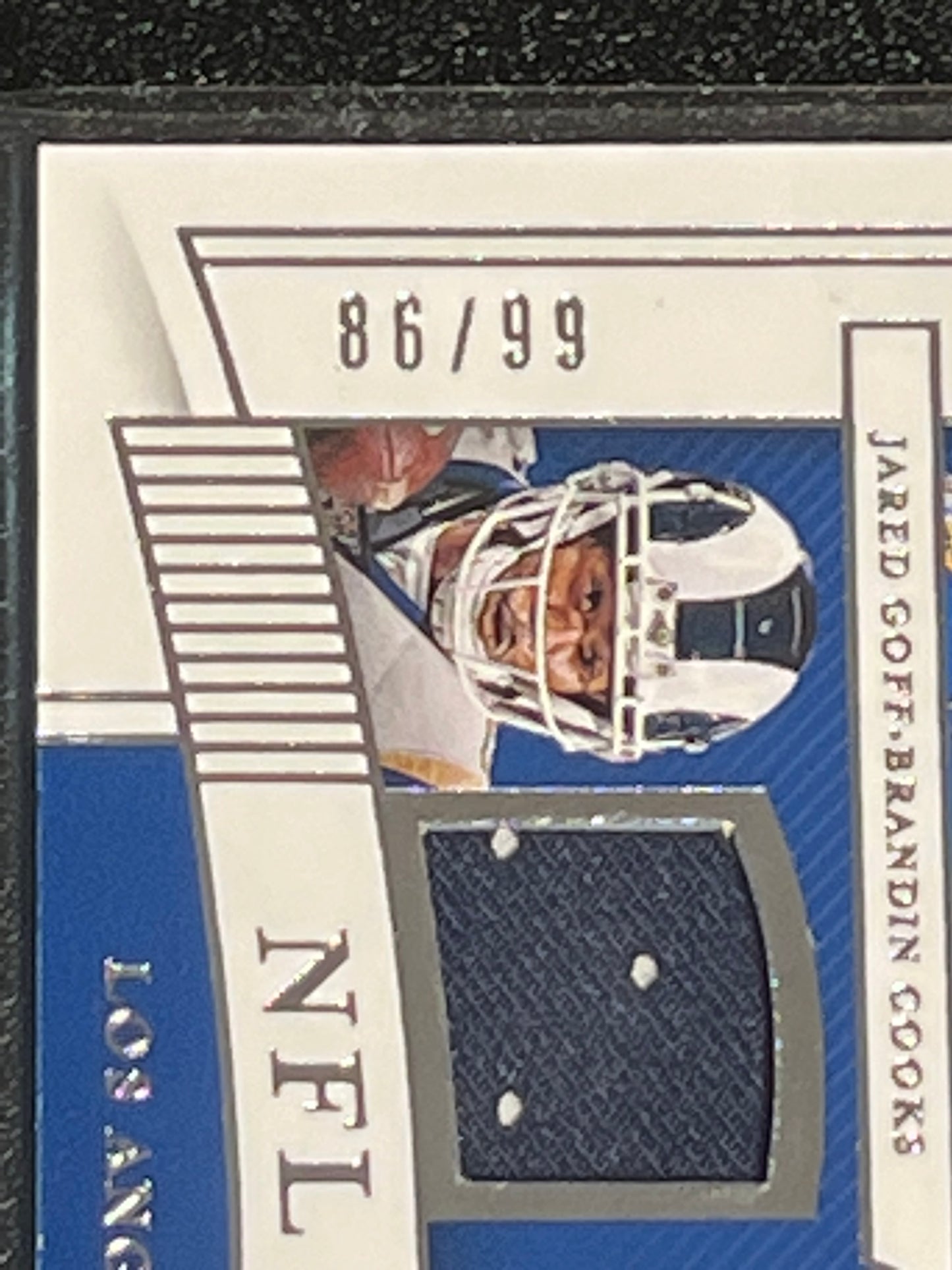 2019 Panini Nat. Treas. GOFF / HENDERSON / COOKS / KUPP - Patch Card - 86/99 - #GQM-16