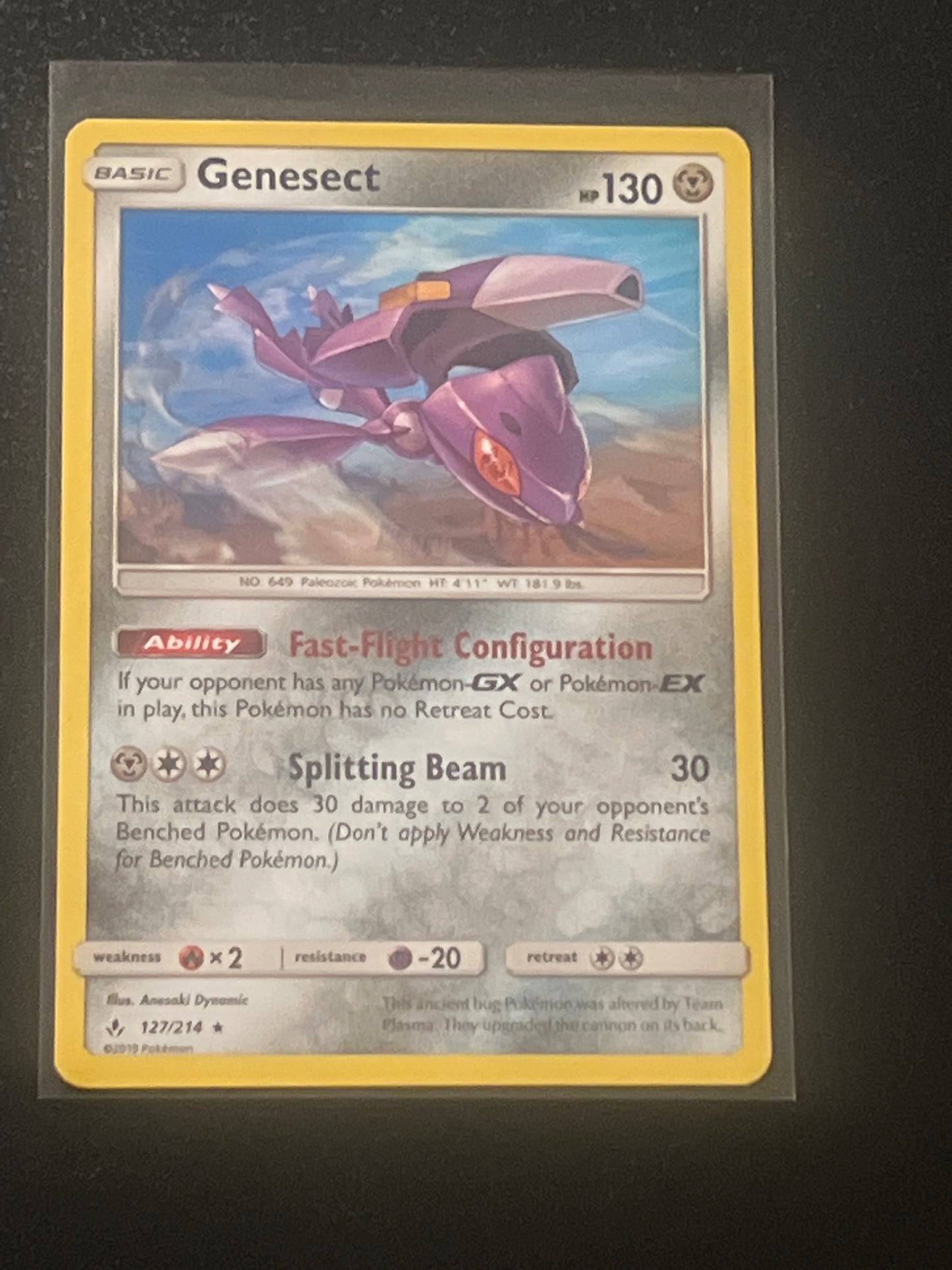 2019 Pokemon GENESECT- Non-Holo - #127
