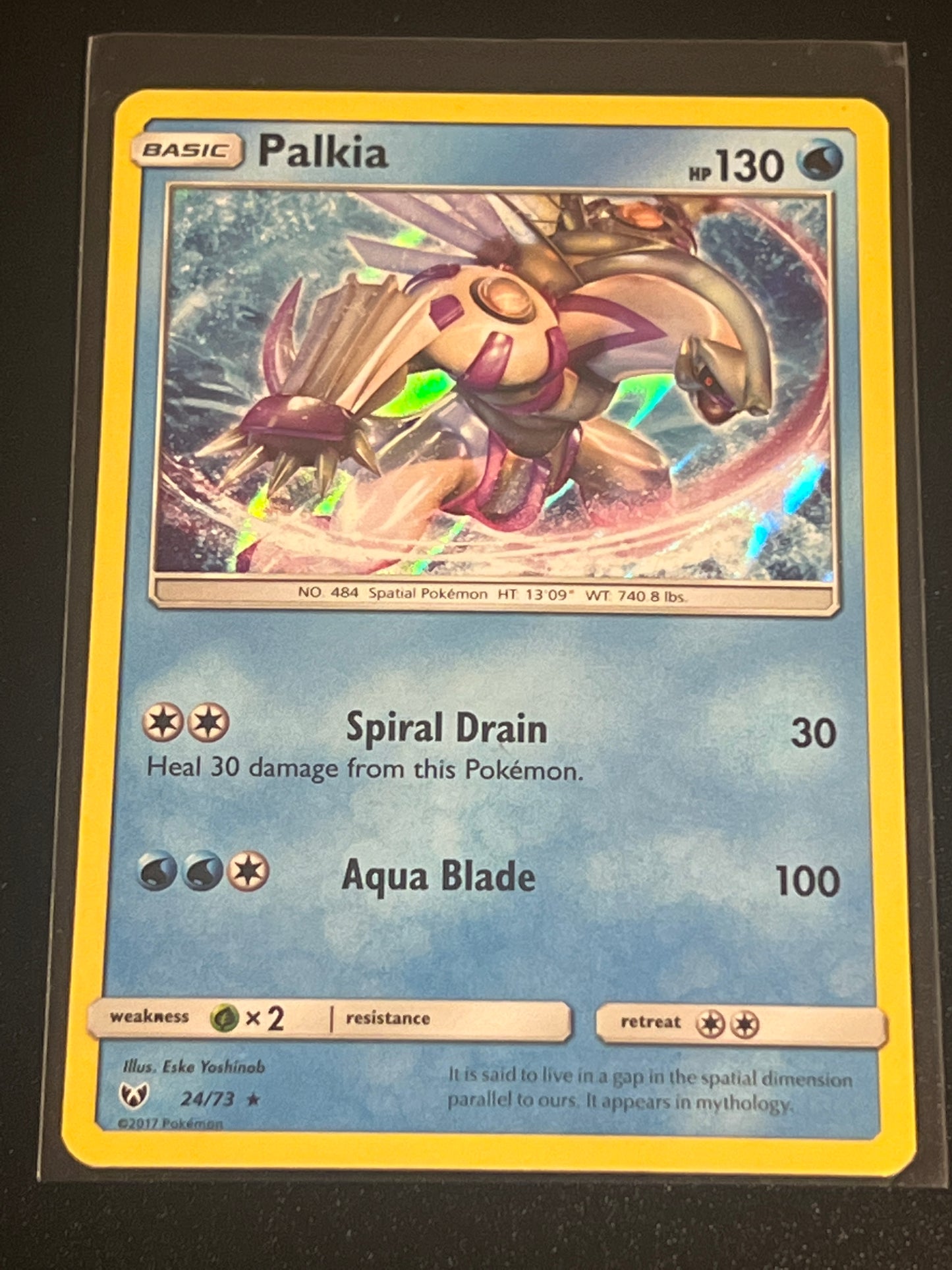2017 Pokemon PALKIA - Holo - #24