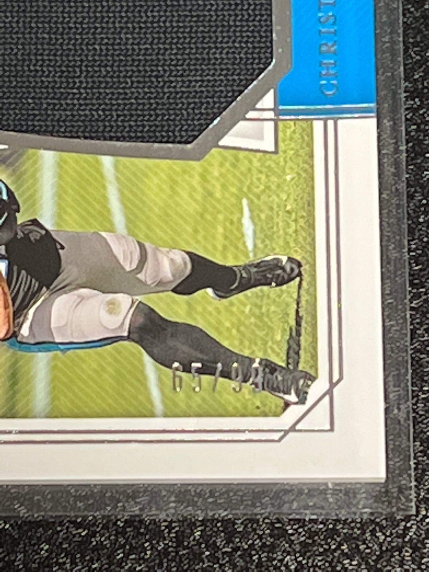 2019 Panini Nat. Treas. CHRISTIAN MCCAFFREY - Patch Card - 65/99 - #TT-CM