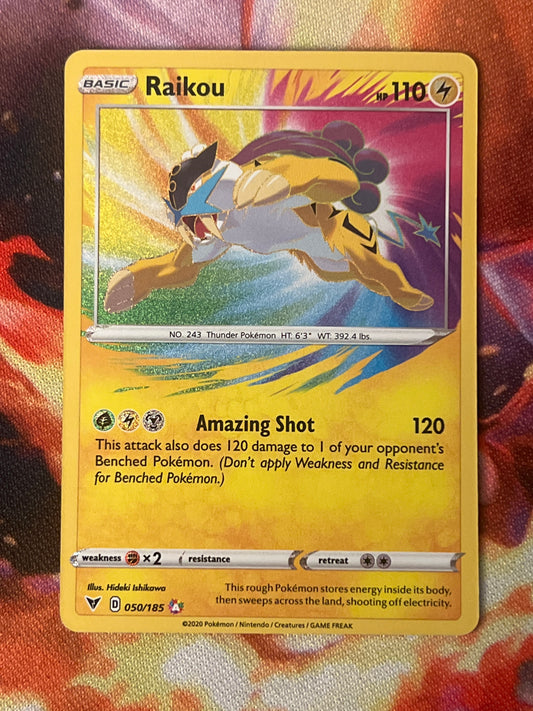 2020 Pokemon Raikou - Amazing Rare - #50
