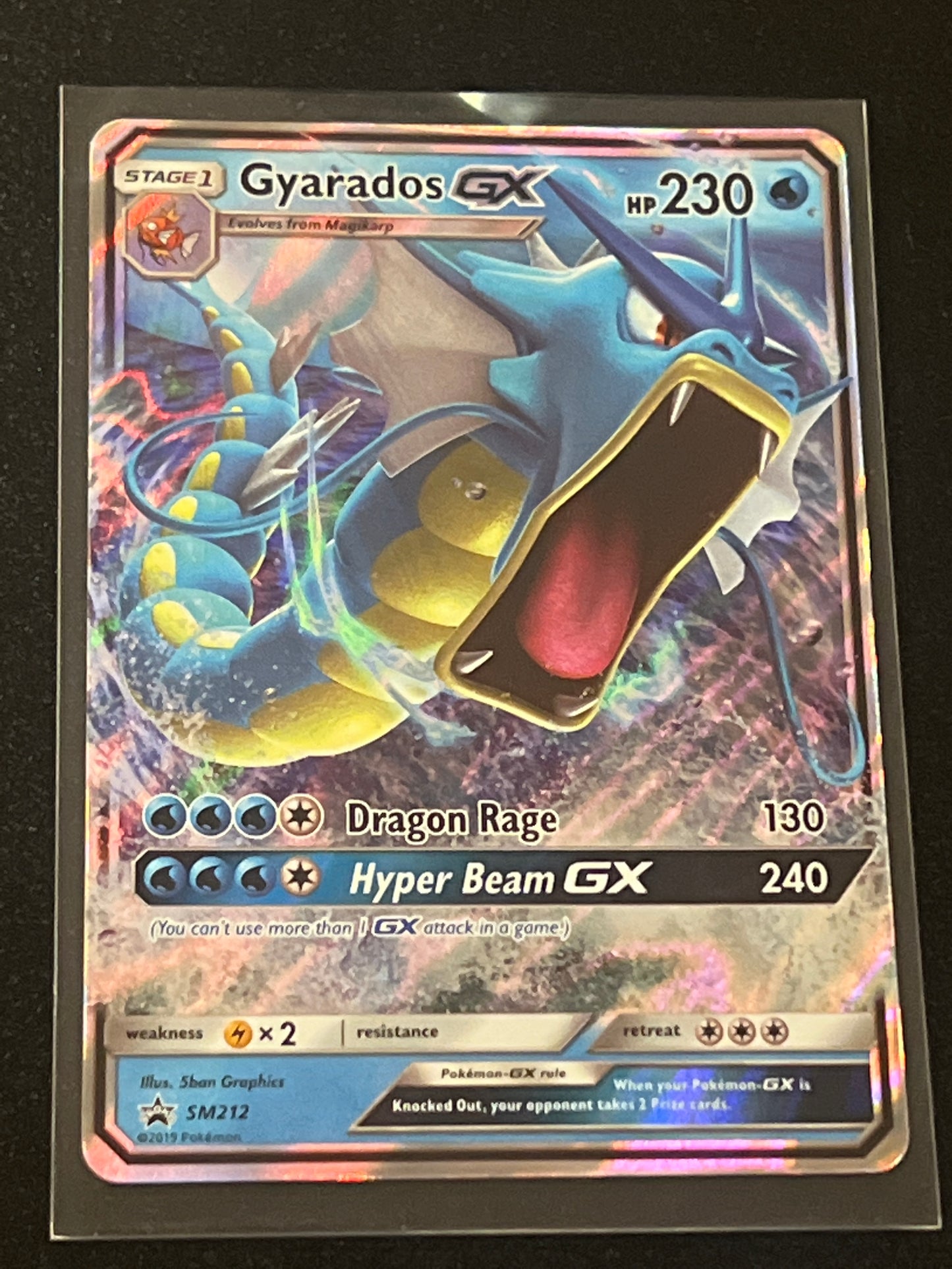 Pokemon GYARADOS GX - Holo - #SM212