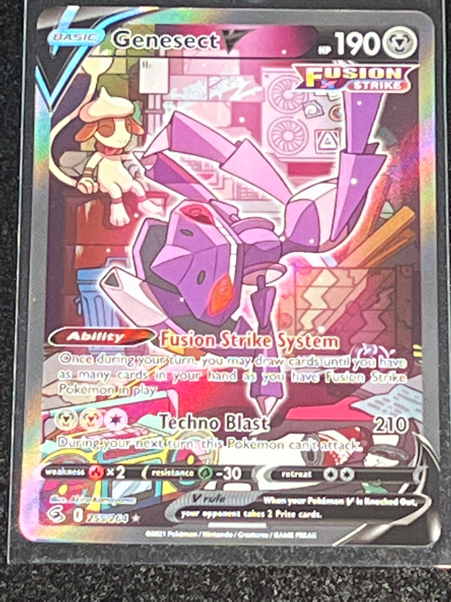 2021 Pokemon Genesect V - Ultra Rare - #255