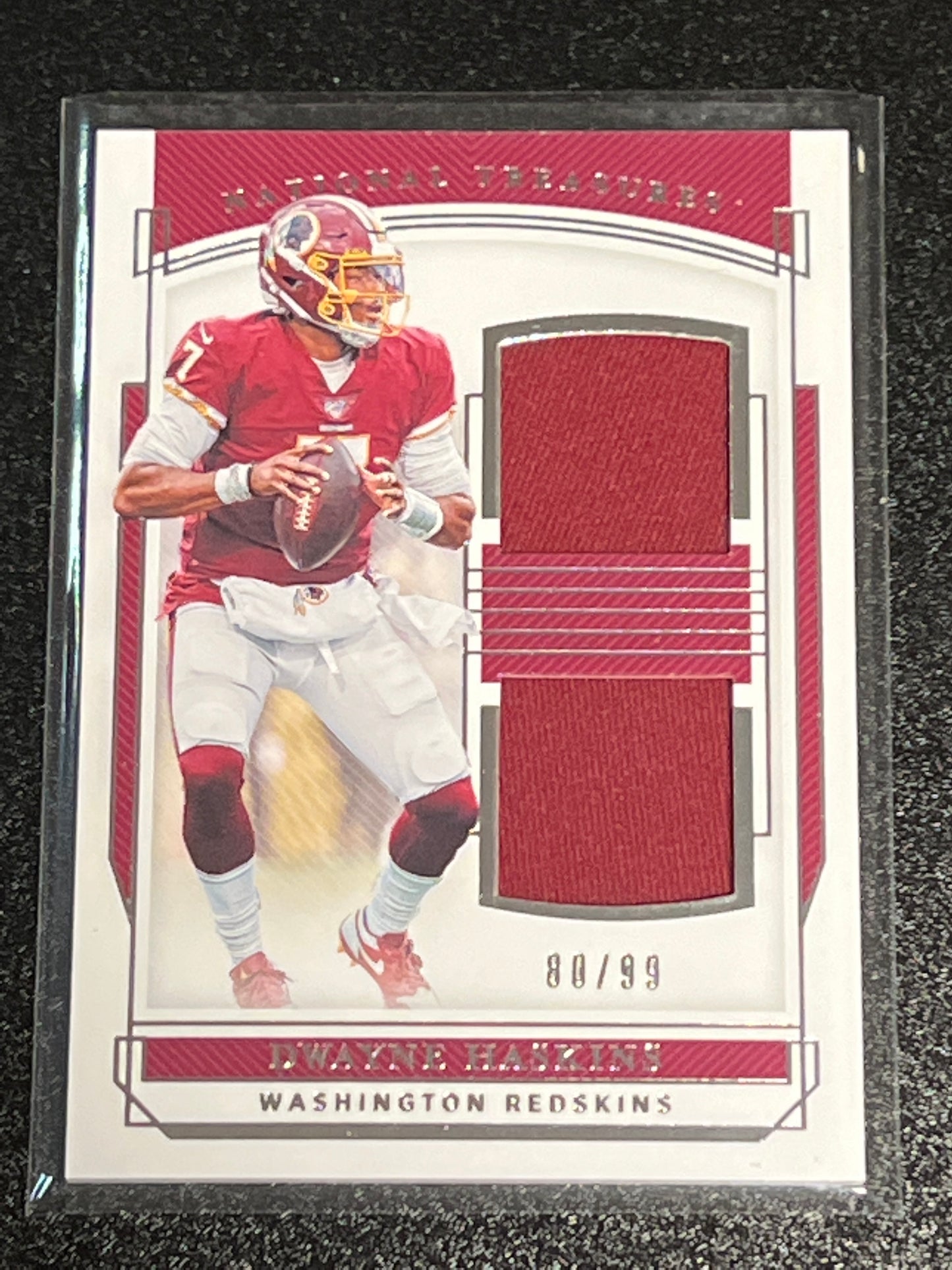 2019 Panini Nat. Treas. DWAYNE HASKINS - Patch Card - 80/99 - #RDM-3