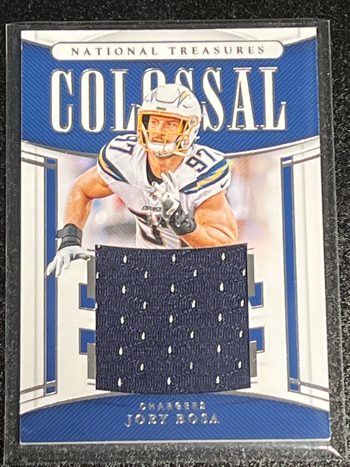 2019 Panini Nat. Treas. JOEY BOSA - Patch Card - 62/99 - #CM-18