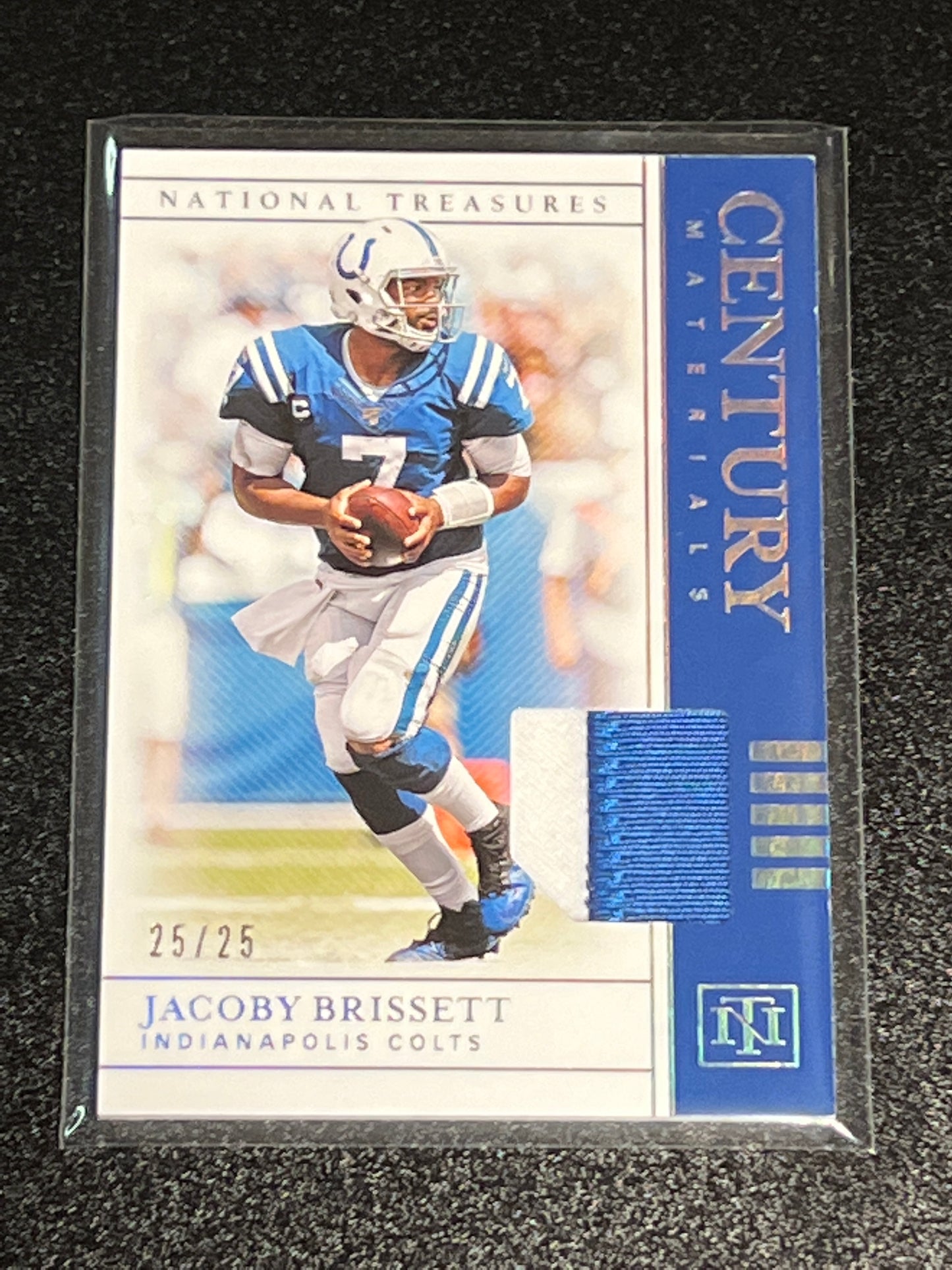 2019 Panini Nat. Treas. JACOBY BRISSETT - Patch Card - 25/25 - #CM-50