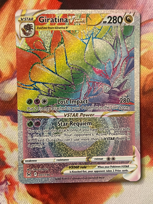 2022 Pokemon Giratina Vstar - Secret Rainbow Rare - Holo #201