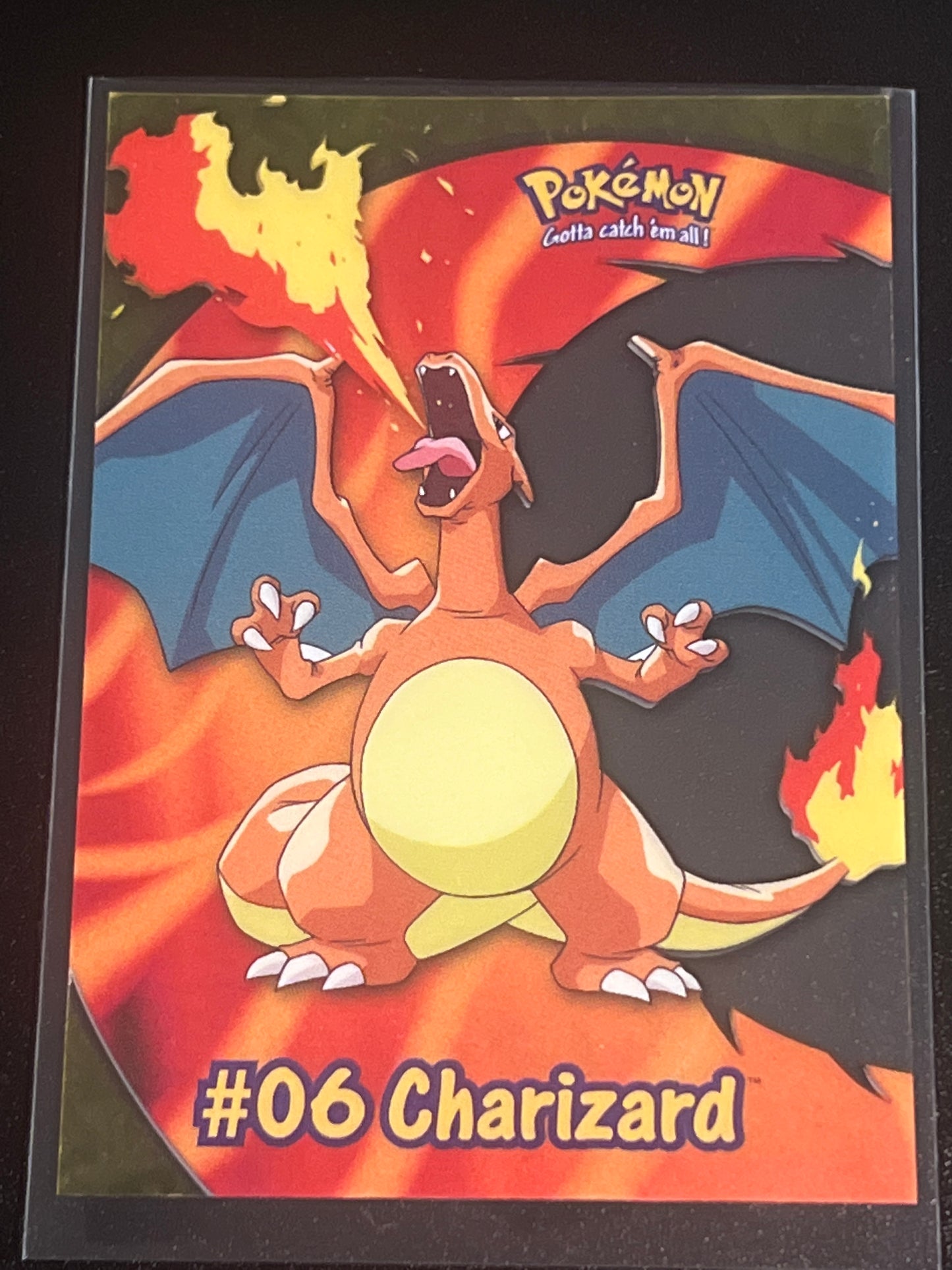 2000 Pokemon CHARIZARD #06 - Clear - TV Animation Edition Card - PC3
