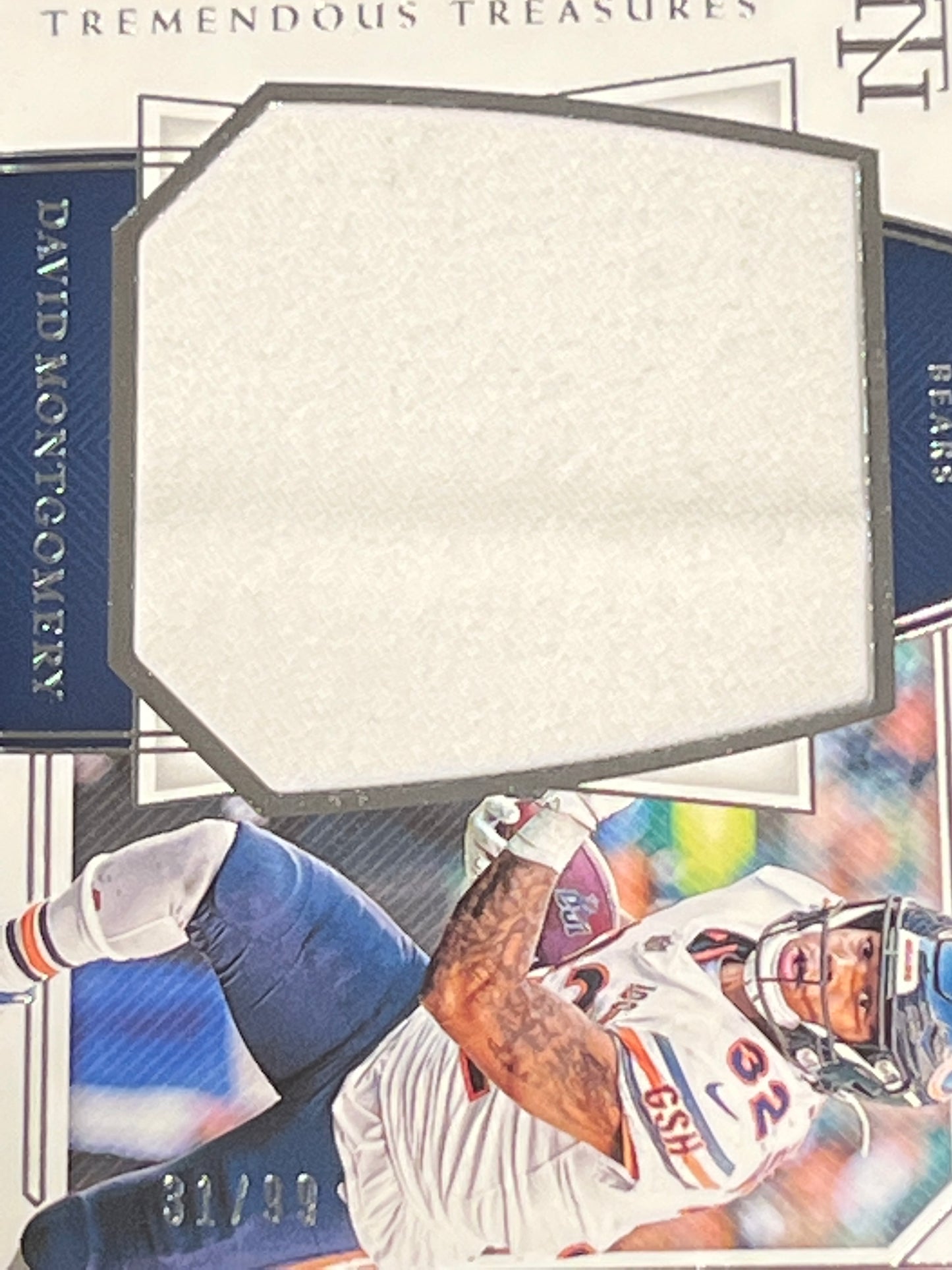 2019 Panini Nat. Treas. DAVID MONTGOMERY - Patch Card - 31/99 - #TT-21
