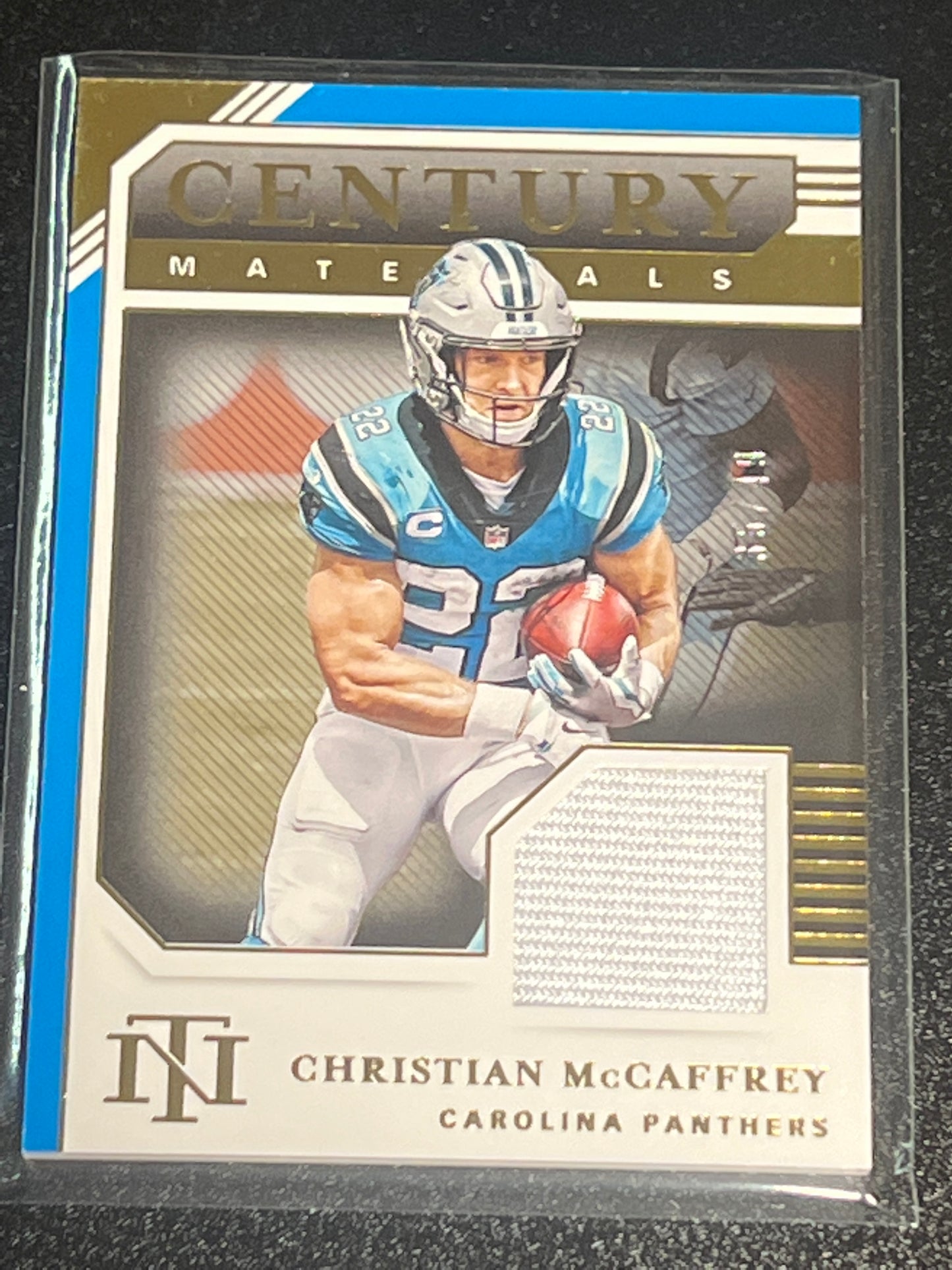 2020 Panini Nat. Treas. CHRISTIAN MCCAFFREY - Patch Card - 35/49 - #CM-CM