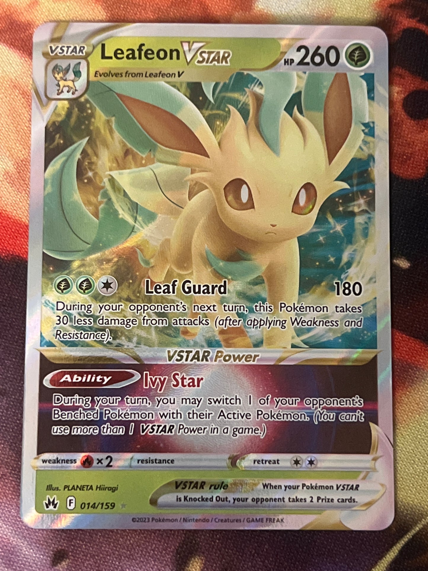 2023 Pokemon Leafeon Vstar - Ultra Rare - #14