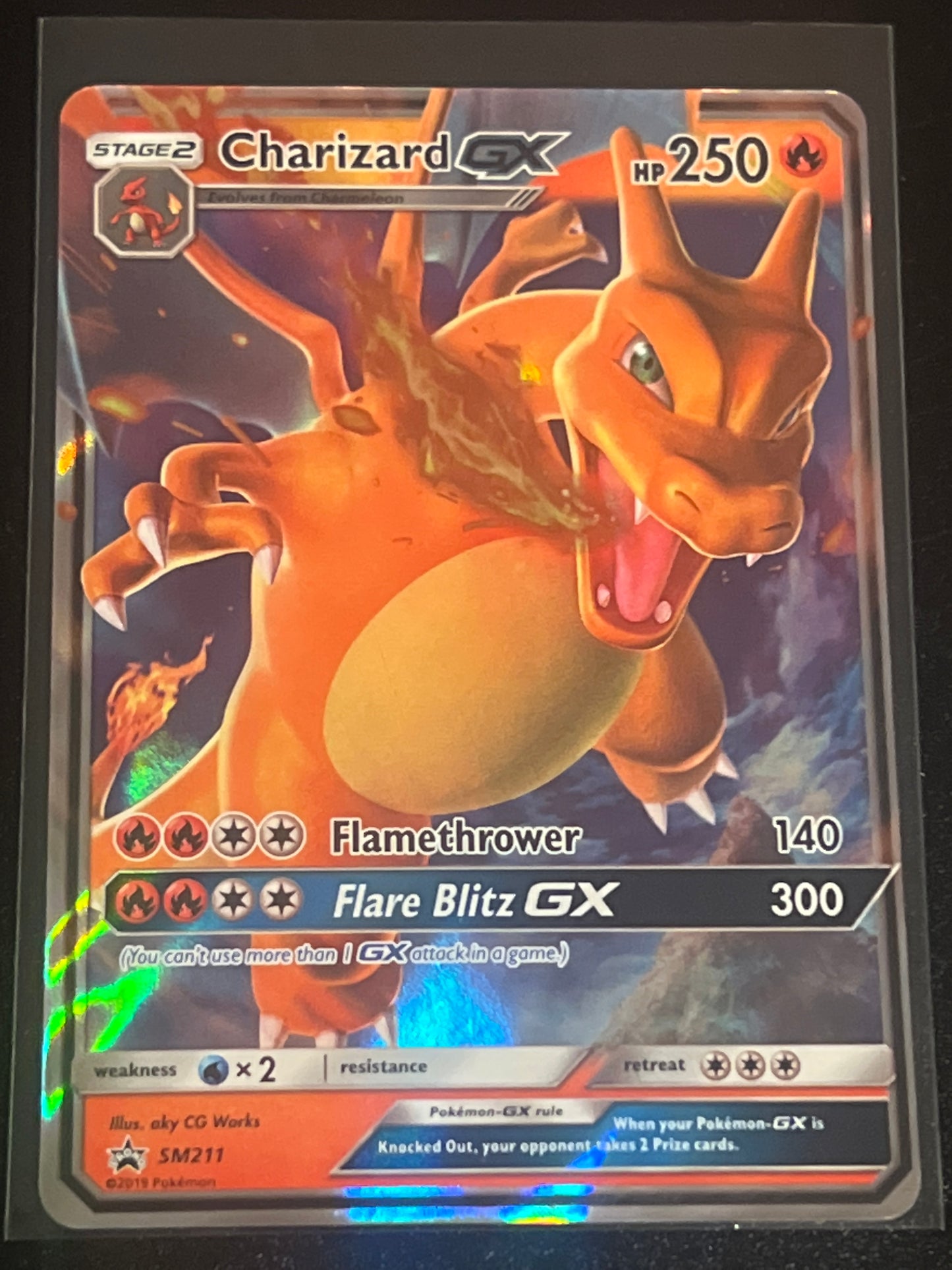 2019 Pokemon CHARIZARD GX - SM211