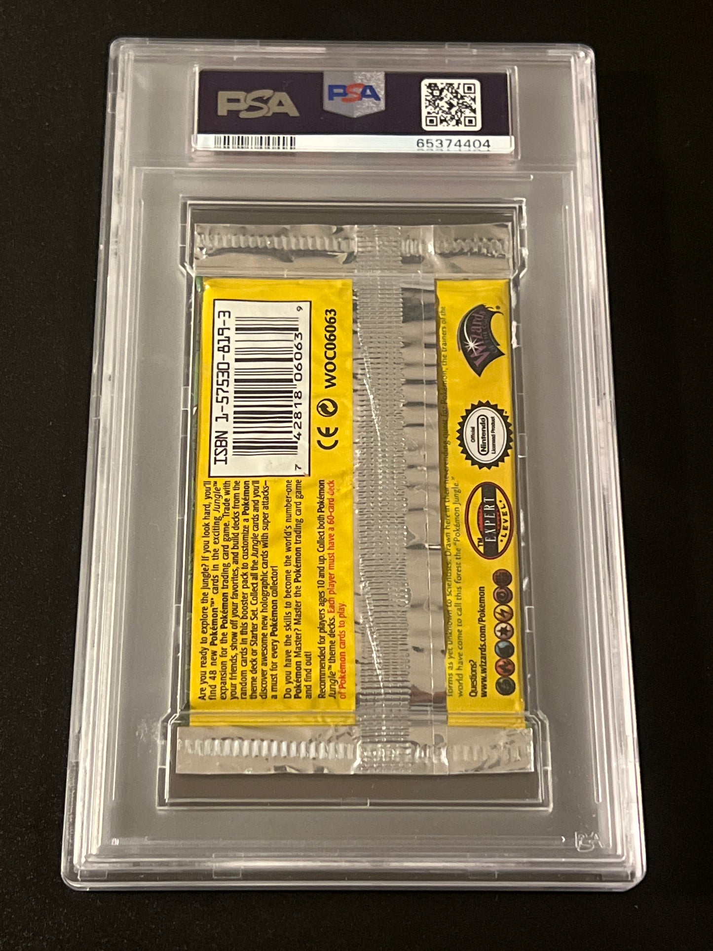 1999 WOTC - POKEMON JUNGLE FOIL PACK - Scyther - PSA 7