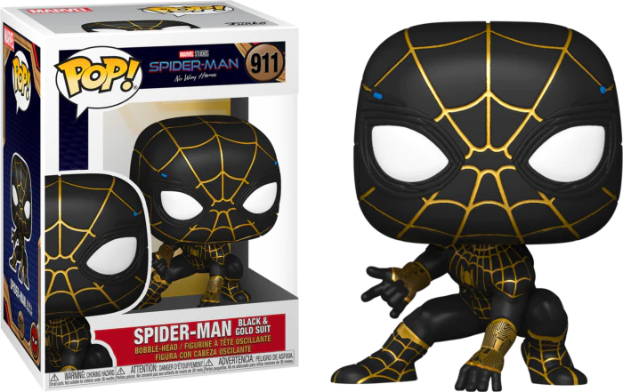 Funko Pop! - Spider-Man Black & Gold Suit - No Way Home - #911