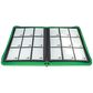 Ultra Pro Vivid - 9 Pocket Zippered PRO Binder (Green)