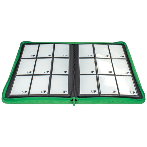 Ultra Pro Vivid - 9 Pocket Zippered PRO Binder (Green)