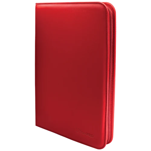 Ultra Pro Vivid - 9 Pocket Zippered PRO Binder (Red)