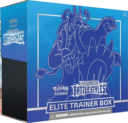 Pokemon Battle Styles - Elite Trainer Box - ETB w/ Promos (Blue)