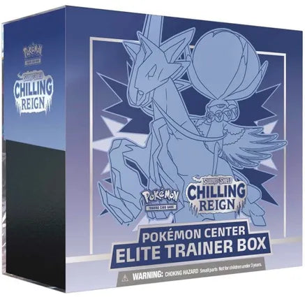 Pokemon - Pokemon Center  Chilling Reign - Elite Trainer Box - ETB - [Ice Rider Calyrex]