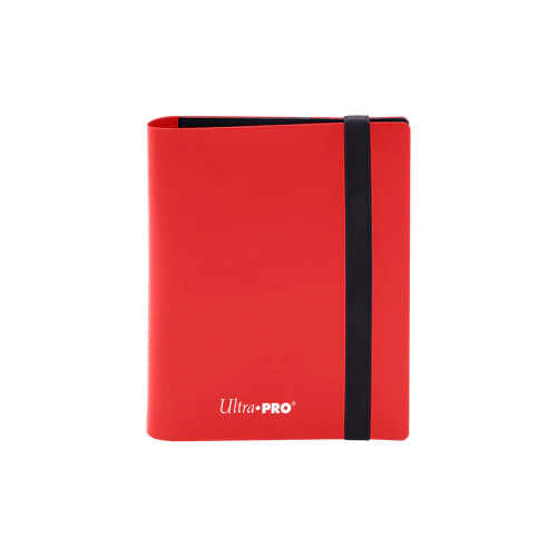 Ultra Pro - 2 Pocket Eclipse UP PRO Binder - Apple Red (Holds 80 Cards)