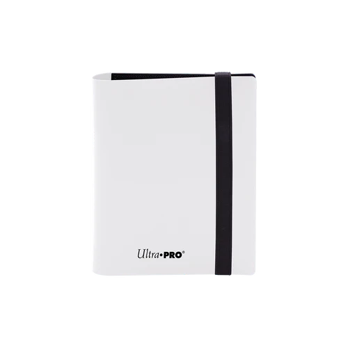 Ultra Pro - 2 Pocket Eclipse UP PRO Binder - Arctic White (Holds 80 Cards)