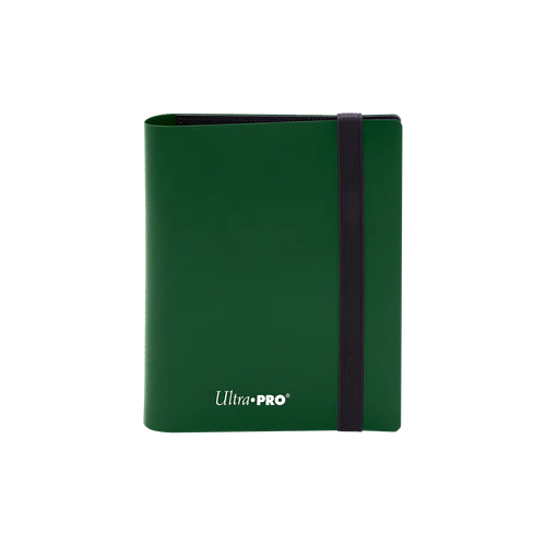 Ultra Pro - 2 Pocket Eclipse UP PRO Binder - Forest Green (Holds 80 Cards)