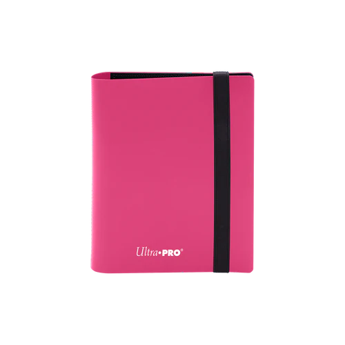 Ultra Pro - 2 Pocket Eclipse UP PRO Binder - Hot Pink (Holds 80 Cards)