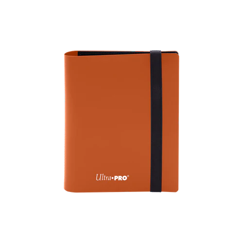 Ultra Pro - 2 Pocket Eclipse UP PRO Binder - Pumpkin Orange (Holds 80 Cards)